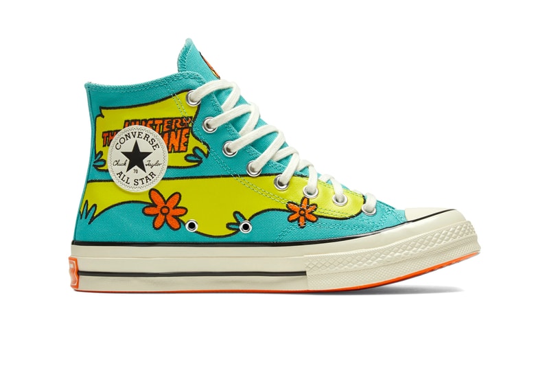 Converse x Scooby-Doo Chuck 70 Release Info the mystery machine black Pool Blue/Sulfur Spring/Egret 169082C 169072C 