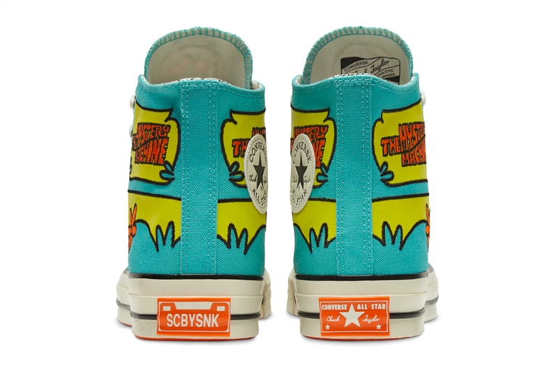 Converse x Scooby-Doo Chuck 70 Release Info the mystery machine black Pool Blue/Sulfur Spring/Egret 169082C 169072C 