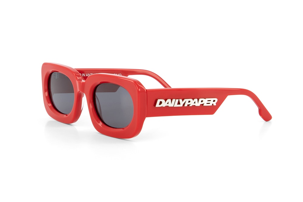 Daily Paper x KOMONO Sunglasses Collection Collaboration Eyewear First Look Campaign Lookbook Ottilie Landmark Contemporary Design 100% UV protection Black Tortoise Racing Red 