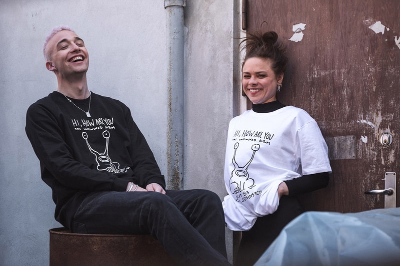daniel johnston dedicated garbstore collection t-shirt sweatshirt black white hi how are you supreme release information buy cop purchase