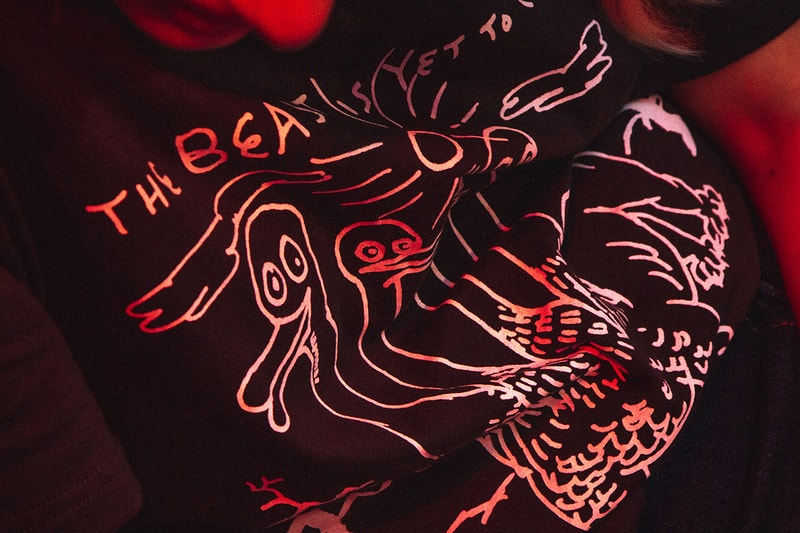 daniel johnston dedicated garbstore collection t-shirt sweatshirt black white hi how are you supreme release information buy cop purchase