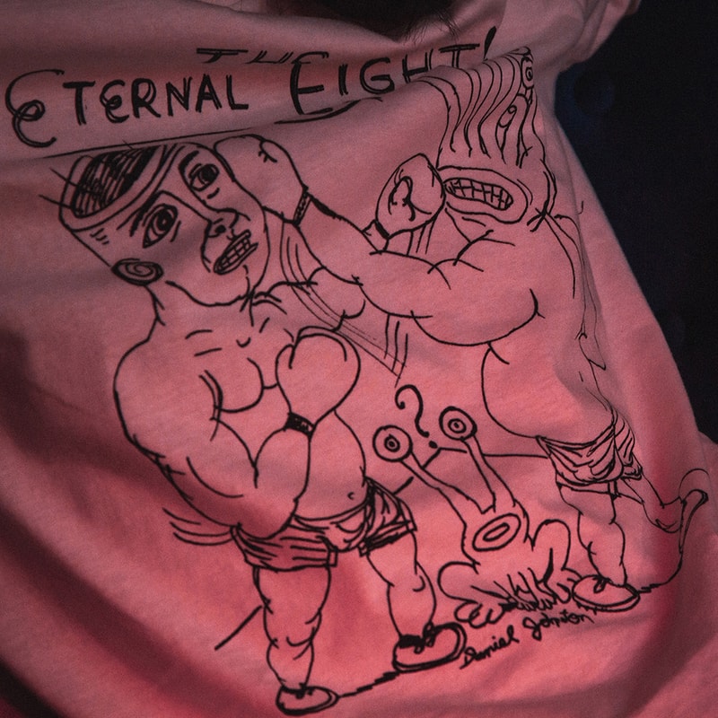 daniel johnston dedicated garbstore collection t-shirt sweatshirt black white hi how are you supreme release information buy cop purchase