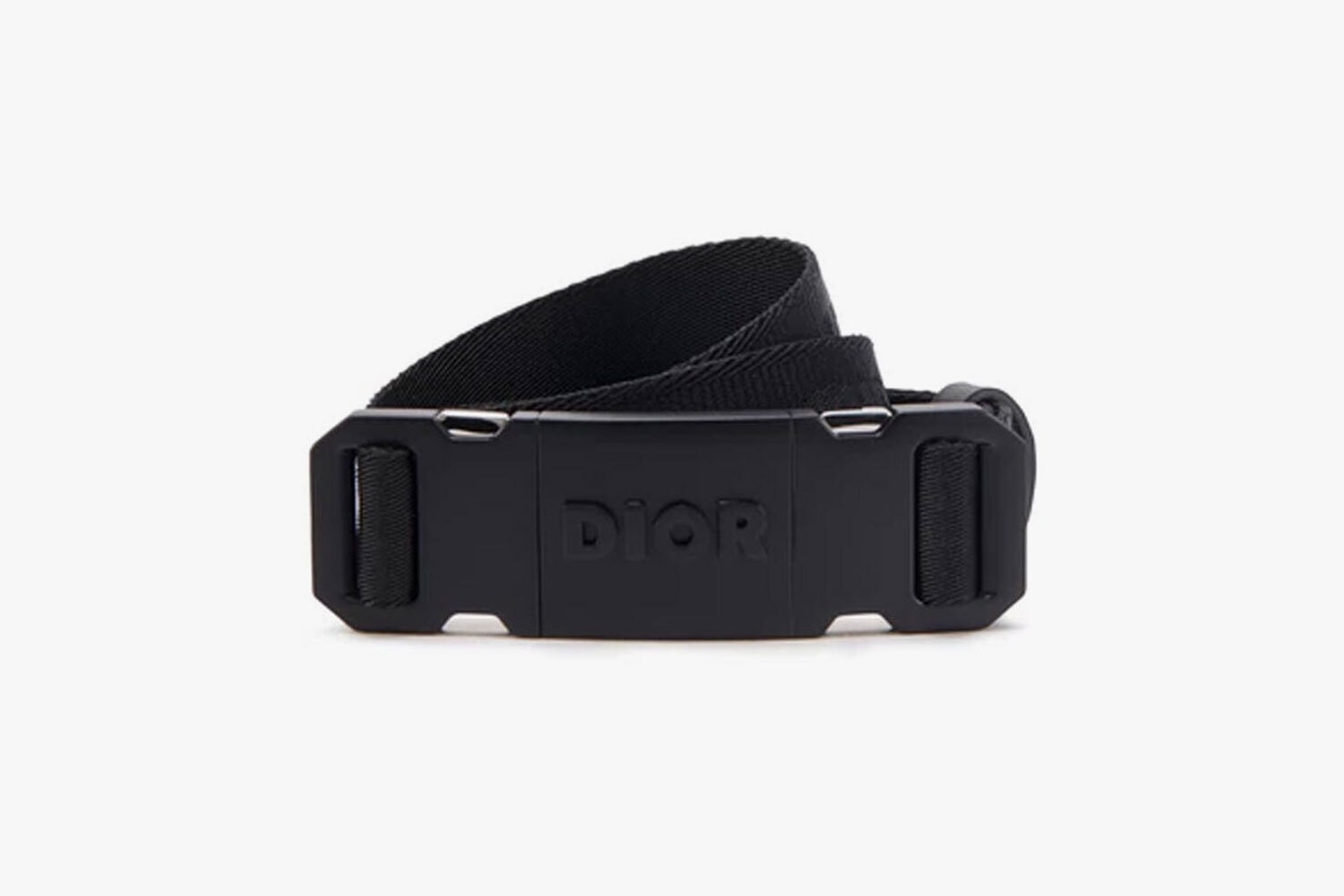 Dior Black Canvas Belt Metal Buckle Italy DIO5D77TBCKLE95Z00 24s release info