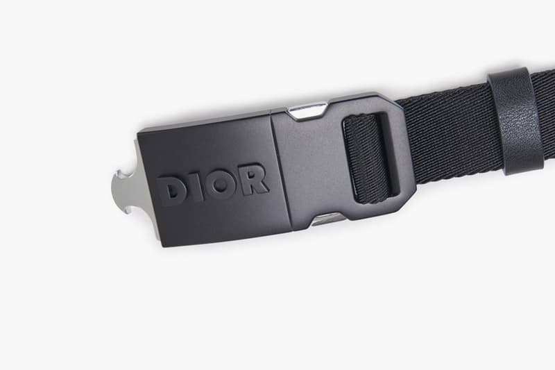 Dior Black Canvas Belt Metal Buckle Italy DIO5D77TBCKLE95Z00 24s release info