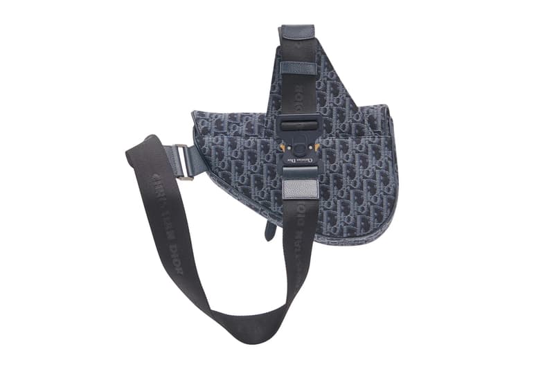 Dior Oblique Jacquard Saddle Bag Navy Noir Release Info Buy Price