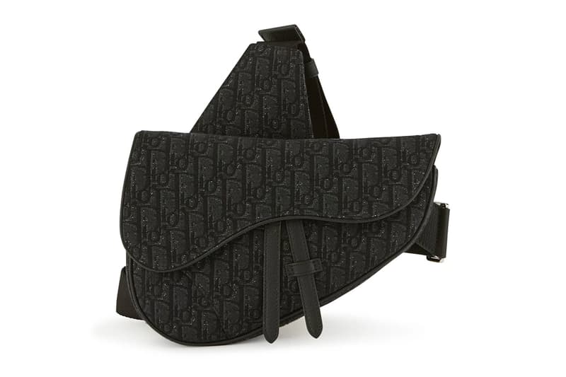 Dior Oblique Jacquard Saddle Bag Navy Noir Release Info Buy Price