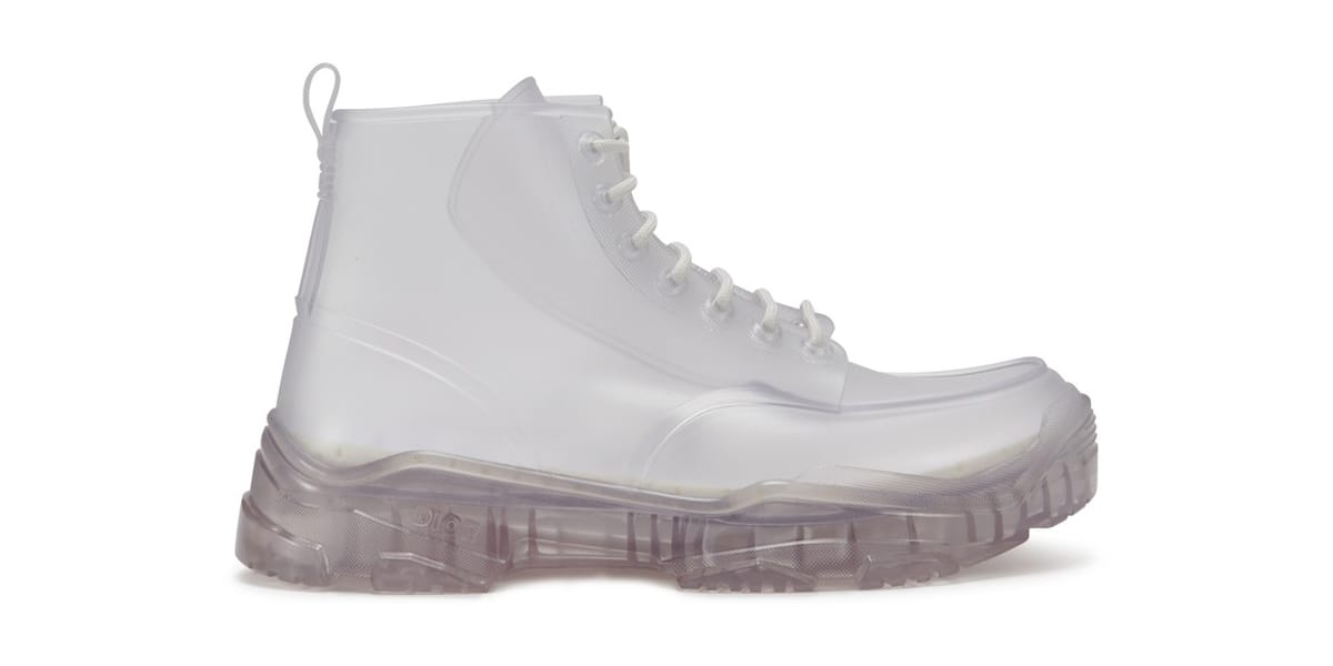dior clear shoes
