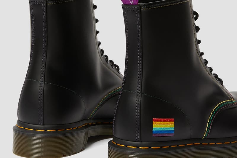 Dr. Martens 1460 Pride Boot Release Information First Look LGBTQIA+ LGBT Pride Month Trevor Project Rainbow Flag Air Cushioned Sole Goodyear-welted