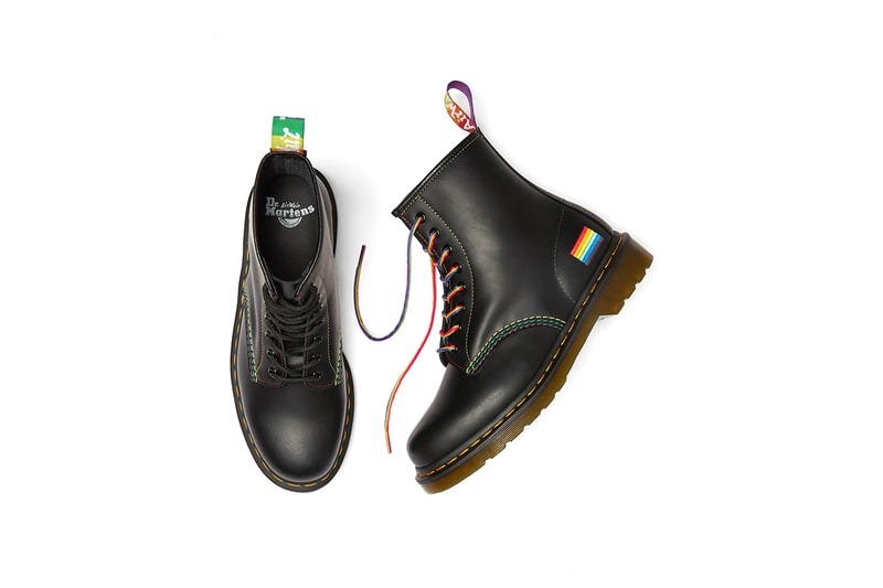 Dr. Martens 1460 Pride Boot Release Information First Look LGBTQIA+ LGBT Pride Month Trevor Project Rainbow Flag Air Cushioned Sole Goodyear-welted