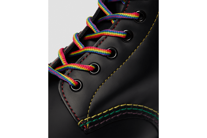 Dr. Martens 1460 Pride Boot Release Information First Look LGBTQIA+ LGBT Pride Month Trevor Project Rainbow Flag Air Cushioned Sole Goodyear-welted