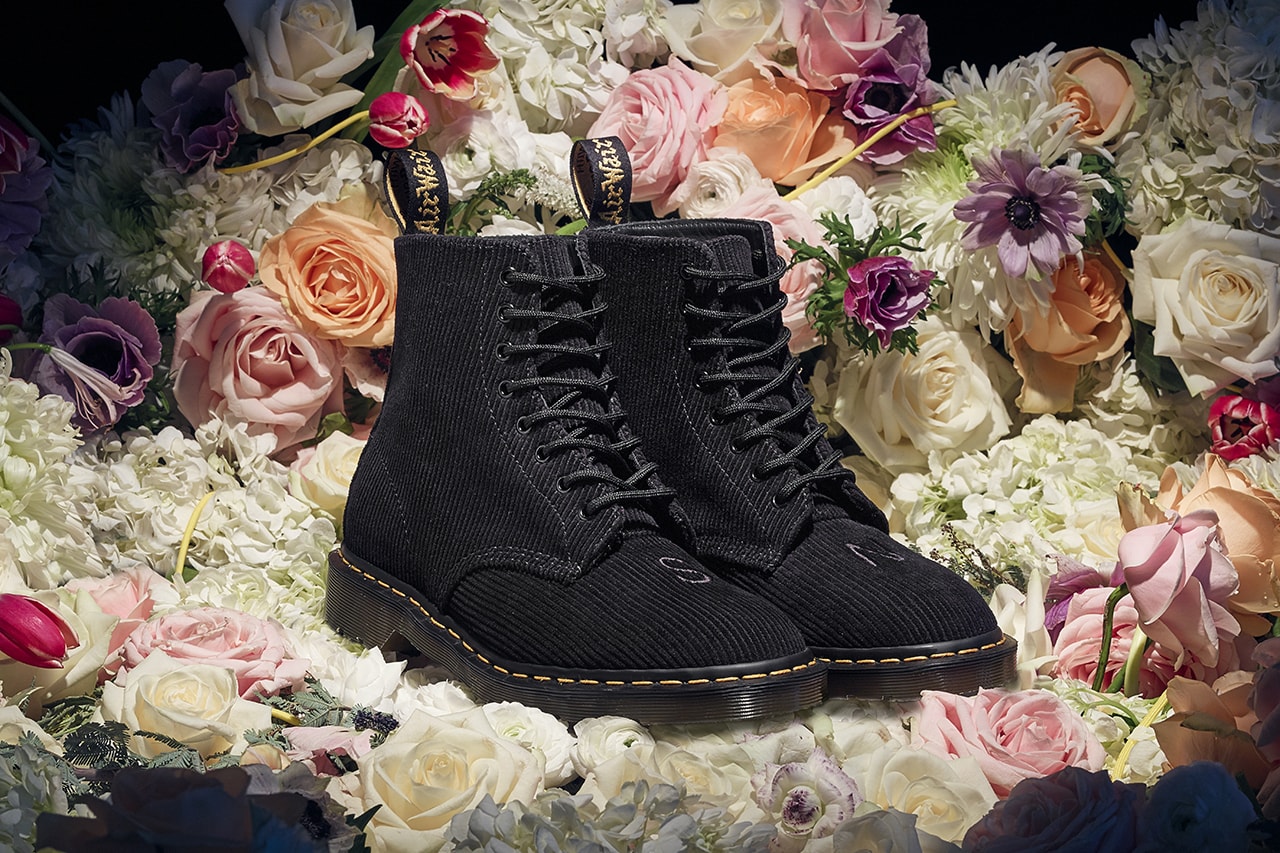 Dr Martens Undercover Boots SS20 1460 Remastered Black Floral