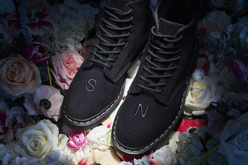 Dr Martens Undercover Boots SS20 1460 Remastered Black Floral