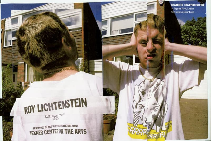 Dukes Cupboard Vintage Art T-Shirt Editorial Tee Lookbook 1990s Cézanne Sarah Lucas Roy Lichtenstein Starry Night Vincent Van Gogh Picasso Keith Haring Drop Buy Y2K