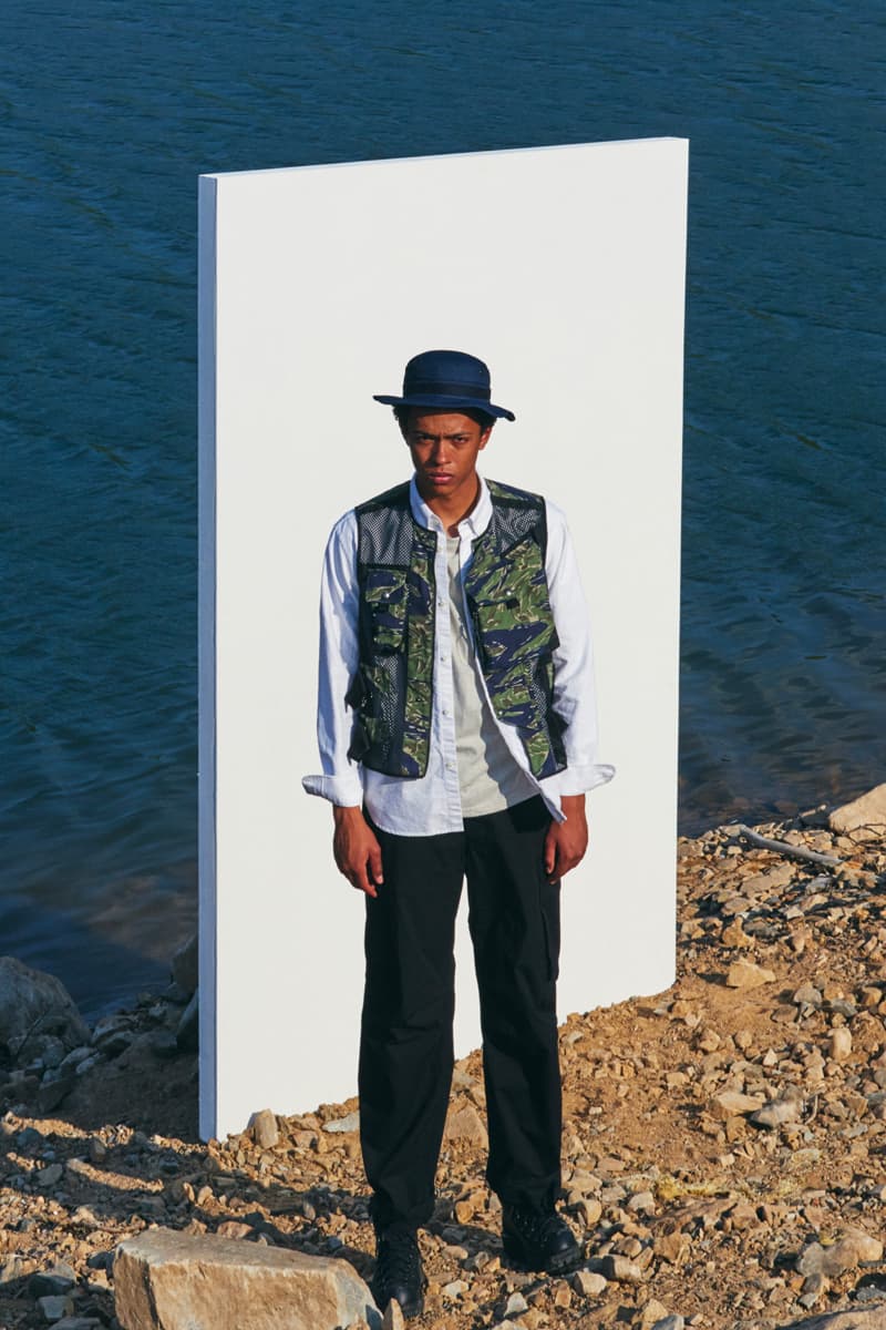 Eastlogue Spring Summer 2020 Lookbook menswear streetwear sartorial tailored formal dress smart casual military inspired vintage mil spec surplus blazer t shirt coats hats shirts pants shorts trousers
