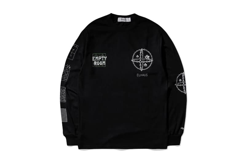 Elhaus Spring Summer 2020 Empty room Collection Lookbook Dwiky KA Sci-fi Waffle Utility Jackets Printed Collared Short Sleeves T-shirts Long Sleeves Graphic