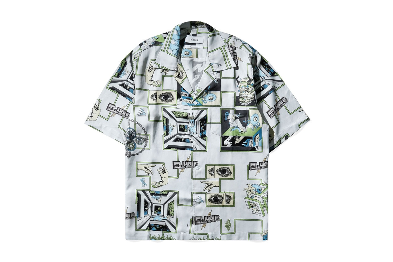 Elhaus Spring Summer 2020 Empty room Collection Lookbook Dwiky KA Sci-fi Waffle Utility Jackets Printed Collared Short Sleeves T-shirts Long Sleeves Graphic