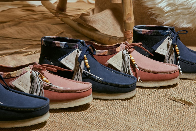end clothing clarks wallabee artisan craft pack release information details boot high top low top buy cop purchase footwear shoes sneaker collaboration