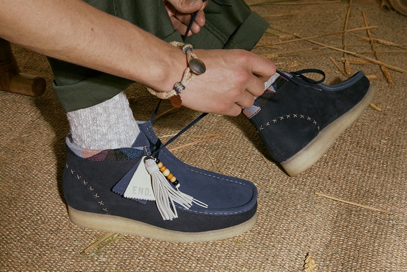 end clothing clarks wallabee artisan craft pack release information details boot high top low top buy cop purchase footwear shoes sneaker collaboration