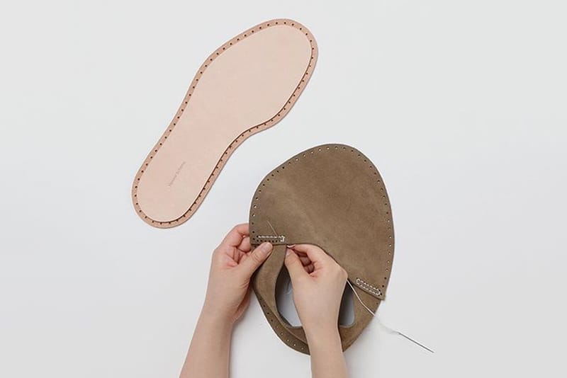 Craft Leather Home Slippers With Hender Scheme's DIY Kit