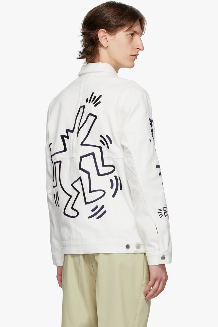 etudes Black Keith Haring Edition Klein Hoodie White Keith Haring Edition Wonder T Shirt denim Guest Jacket