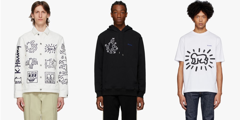 Études Black Keith Haring Edition Klein Hoodie | Hypebeast
