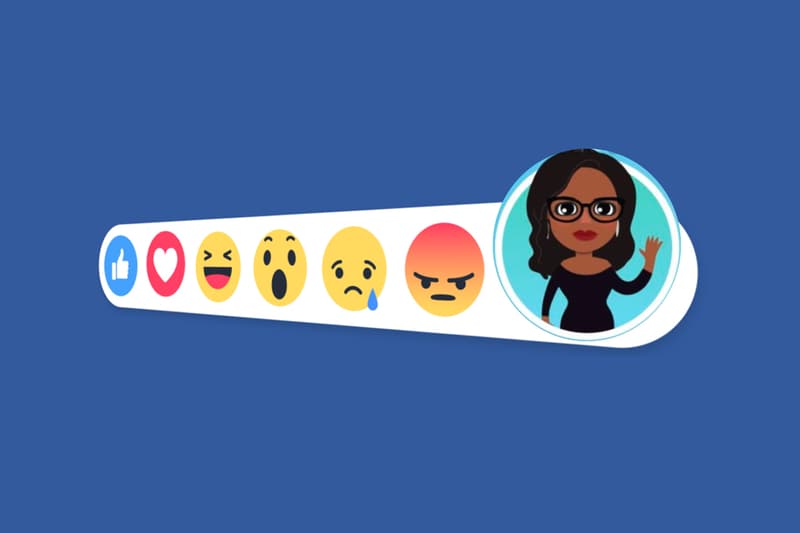 Facebook Avatars USA Launch snapchat Bitmoji competitor virtual custom emoticon persona info