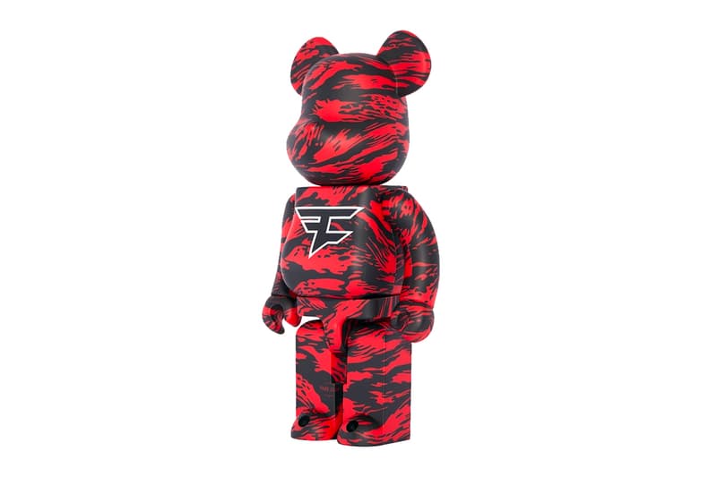 FaZe Clan Medicom Toy BE@RBRICK Release info buy price tiger camo red black