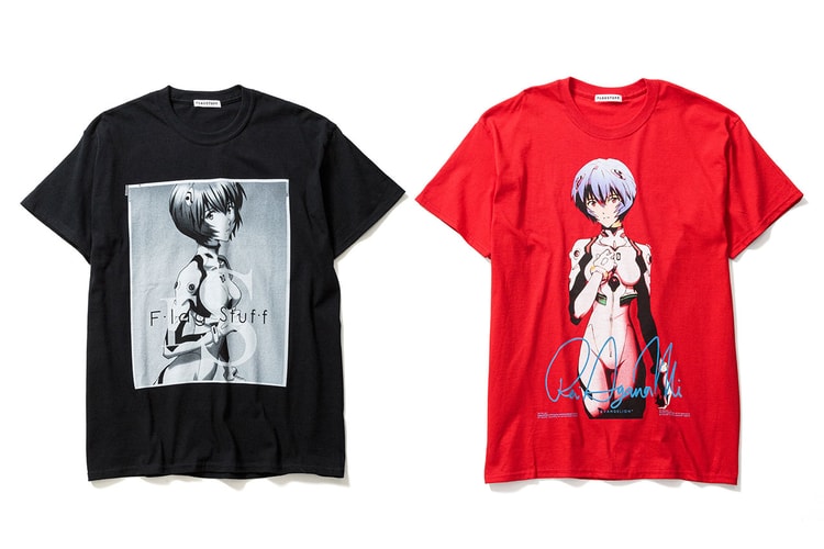 F-LAGSTUF-F Preps Rei Ayanami-Centric Evangelion T-Shirt Capsule