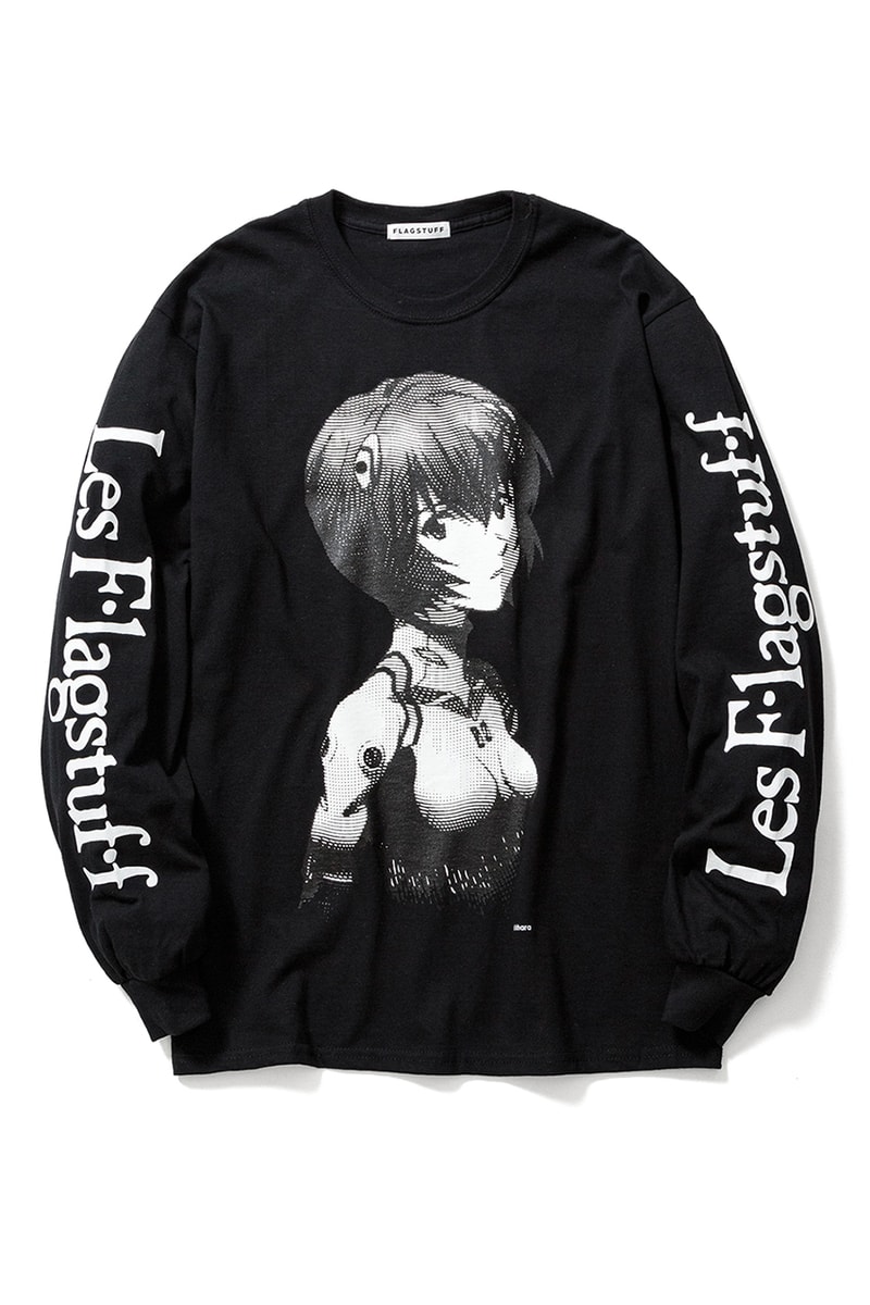 F-LAGSTUF-F x 'Evangelion,' BEAMS T Collaboration tee shirts Rei Ayanami collection 3 1 redo movie june 2020
