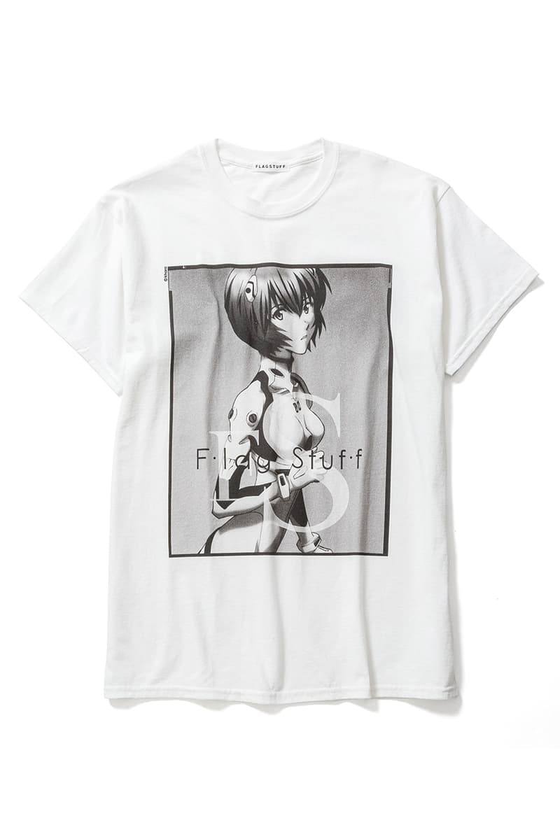 F-LAGSTUF-F x 'Evangelion,' BEAMS T Collaboration tee shirts Rei Ayanami collection 3 1 redo movie june 2020