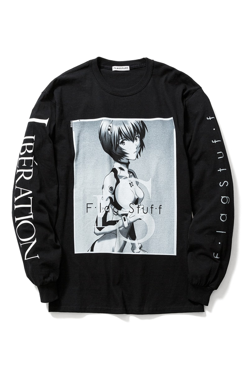 F-LAGSTUF-F x 'Evangelion,' BEAMS T Collaboration tee shirts Rei Ayanami collection 3 1 redo movie june 2020
