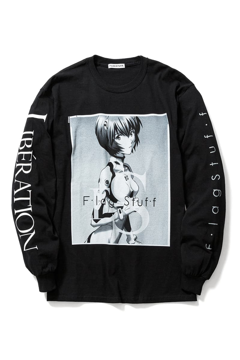 F-LAGSTUF-F x 'Evangelion,' BEAMS T Collaboration tee shirts Rei Ayanami collection 3 1 redo movie june 2020