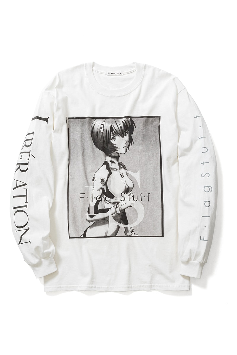 F-LAGSTUF-F x 'Evangelion,' BEAMS T Collaboration tee shirts Rei Ayanami collection 3 1 redo movie june 2020