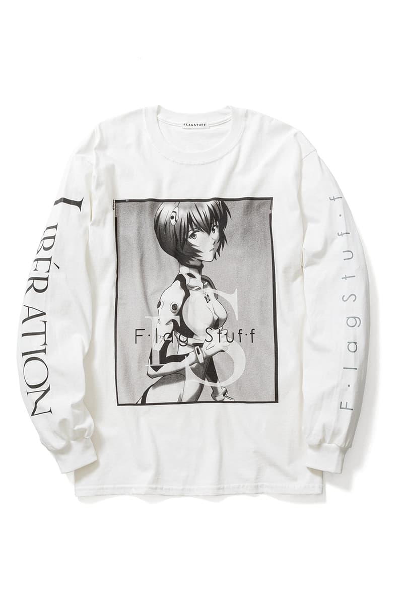 F-LAGSTUF-F x 'Evangelion,' BEAMS T Collaboration tee shirts Rei Ayanami collection 3 1 redo movie june 2020