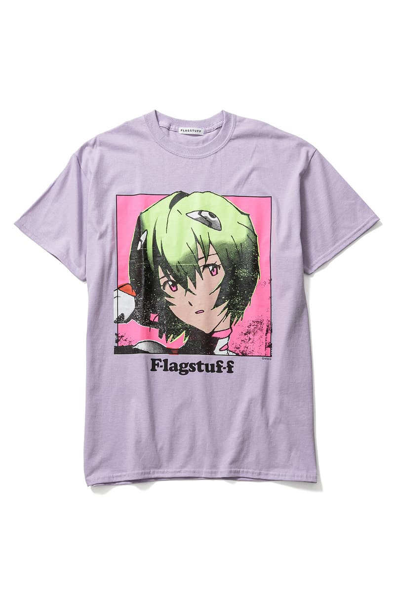 F-LAGSTUF-F x 'Evangelion,' BEAMS T Collaboration tee shirts Rei Ayanami collection 3 1 redo movie june 2020