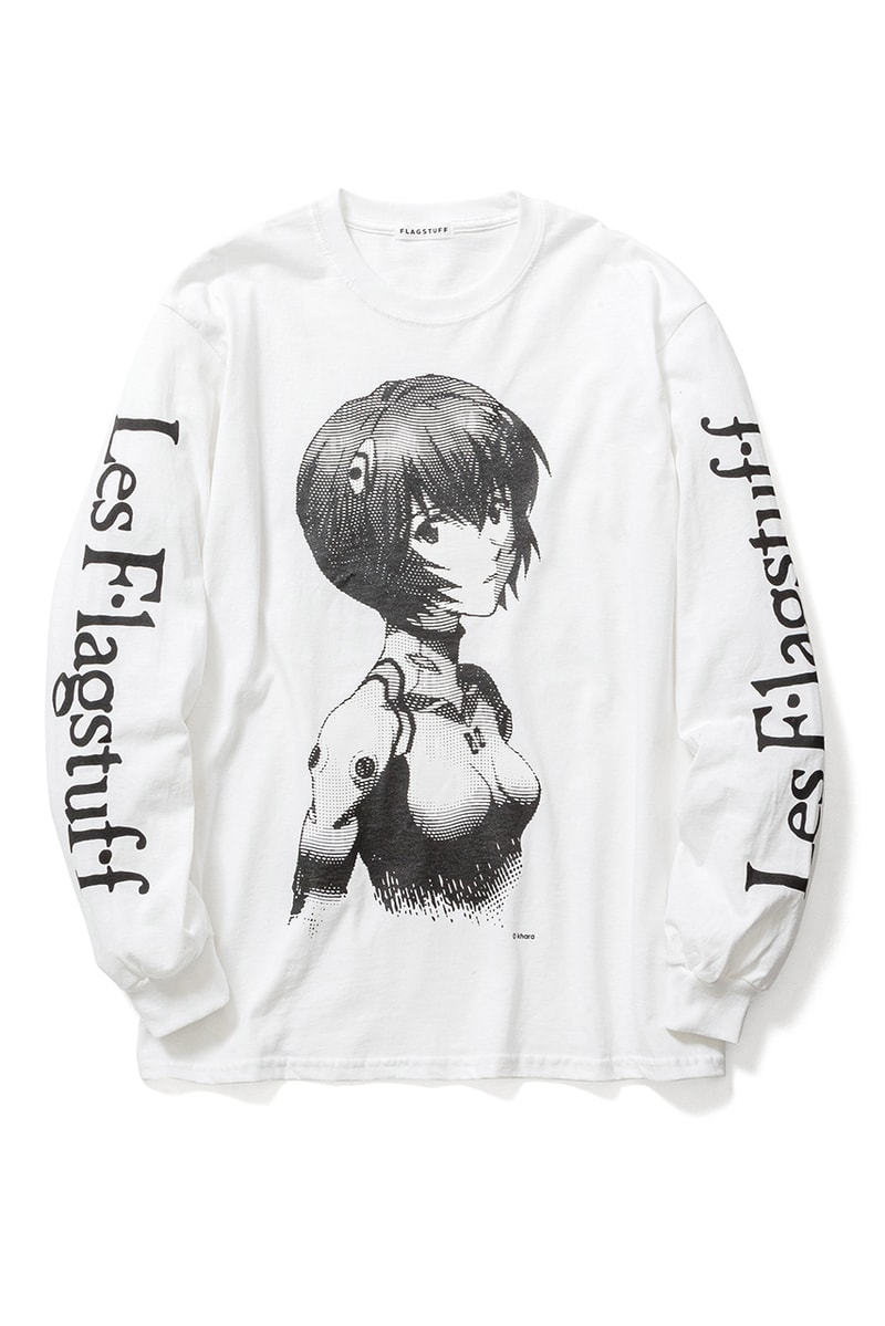 F-LAGSTUF-F x 'Evangelion,' BEAMS T Collaboration tee shirts Rei Ayanami collection 3 1 redo movie june 2020