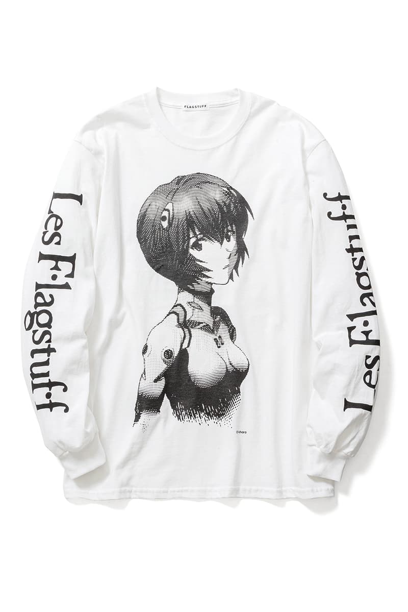 F-LAGSTUF-F x 'Evangelion,' BEAMS T Collaboration tee shirts Rei Ayanami collection 3 1 redo movie june 2020