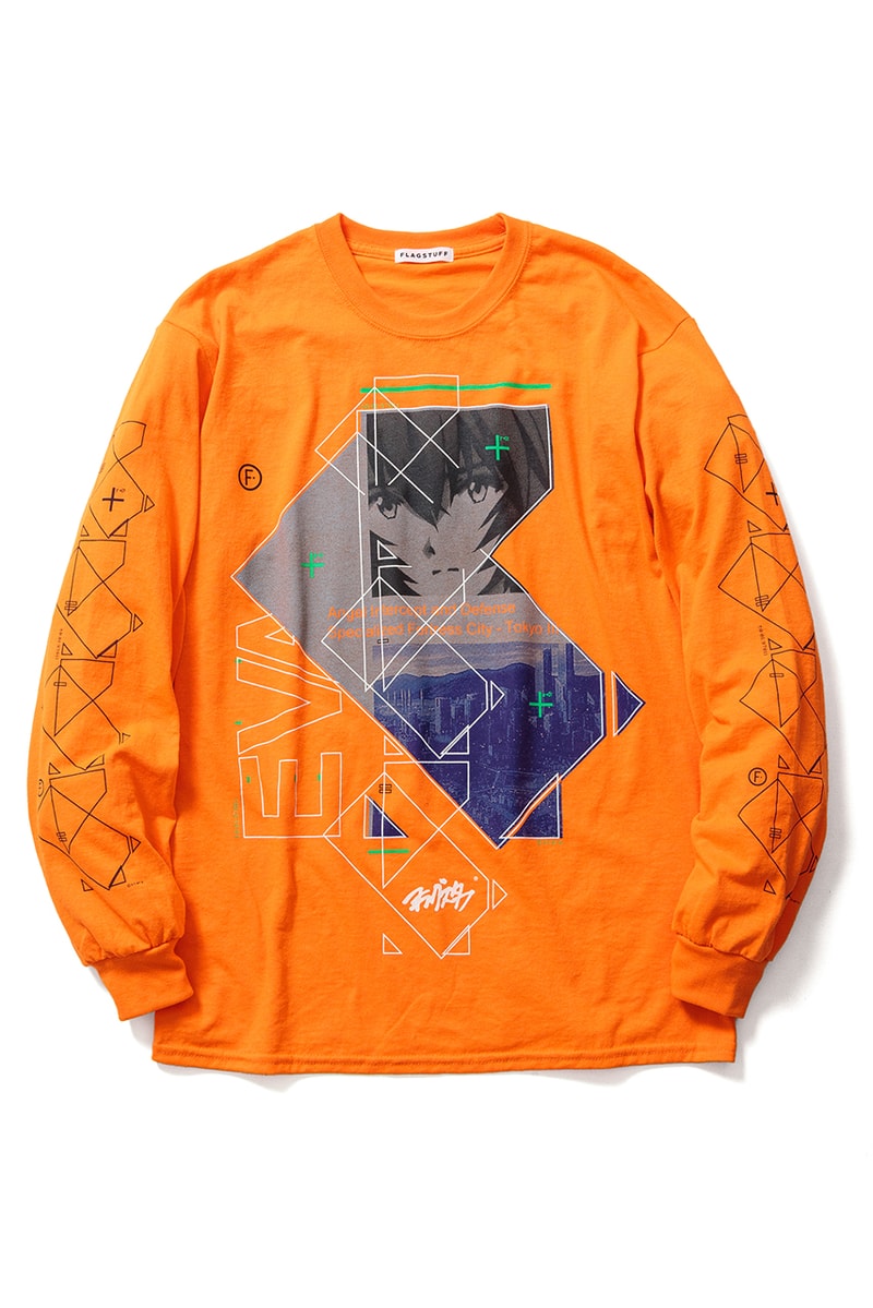 F-LAGSTUF-F x 'Evangelion,' BEAMS T Collaboration tee shirts Rei Ayanami collection 3 1 redo movie june 2020