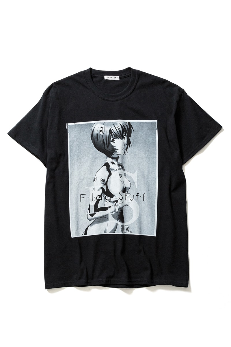 F-LAGSTUF-F x 'Evangelion,' BEAMS T Collaboration tee shirts Rei Ayanami collection 3 1 redo movie june 2020