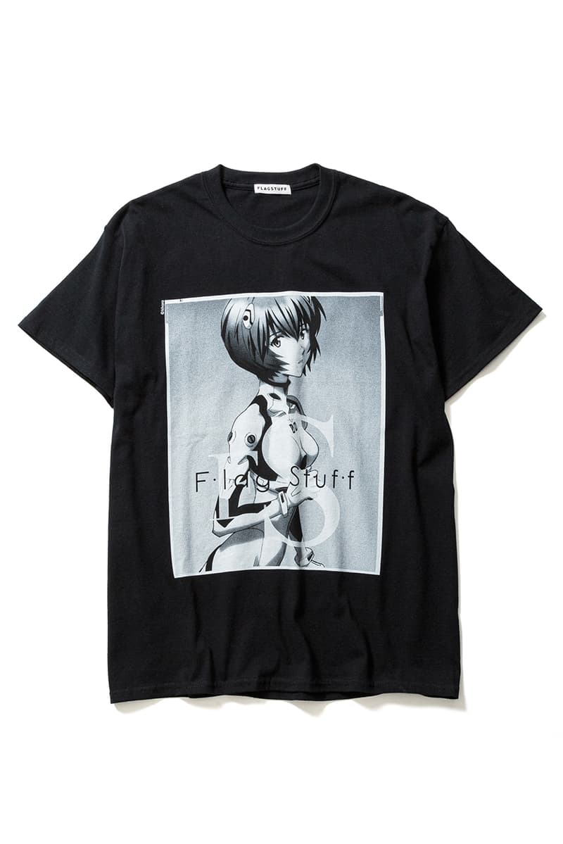 F-LAGSTUF-F x 'Evangelion,' BEAMS T Collaboration tee shirts Rei Ayanami collection 3 1 redo movie june 2020