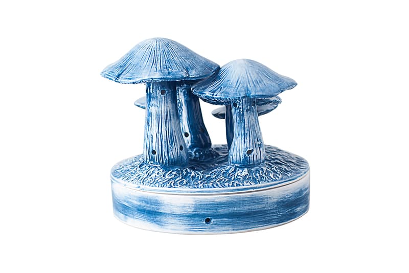 For Every Living Thing FELT x YEENJOY STUDIO Mushroom Incense Chamber Release Information Homeware Smells Scents Design How to Buy Stay at Home Indoors Calm Cap of Shrooms Hand Made Painted Ceramic