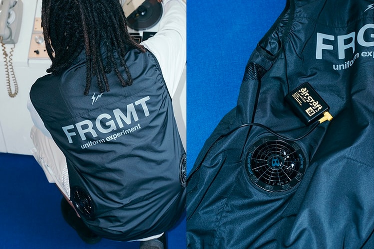 fragment design and uniform experiment Tease Burtle Fan-Cooled Vest