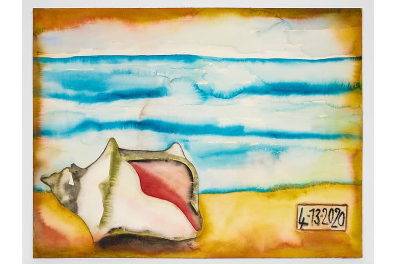 Francesco Clemente "Beauty Without Witness, April 2020" Exhibit Lévy Gorvy Online Viewing Room New York Quarantine Paintings 