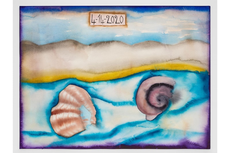 Francesco Clemente "Beauty Without Witness, April 2020" Exhibit Lévy Gorvy Online Viewing Room New York Quarantine Paintings 