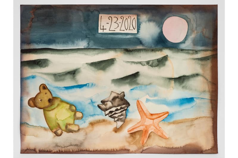 Francesco Clemente "Beauty Without Witness, April 2020" Exhibit Lévy Gorvy Online Viewing Room New York Quarantine Paintings