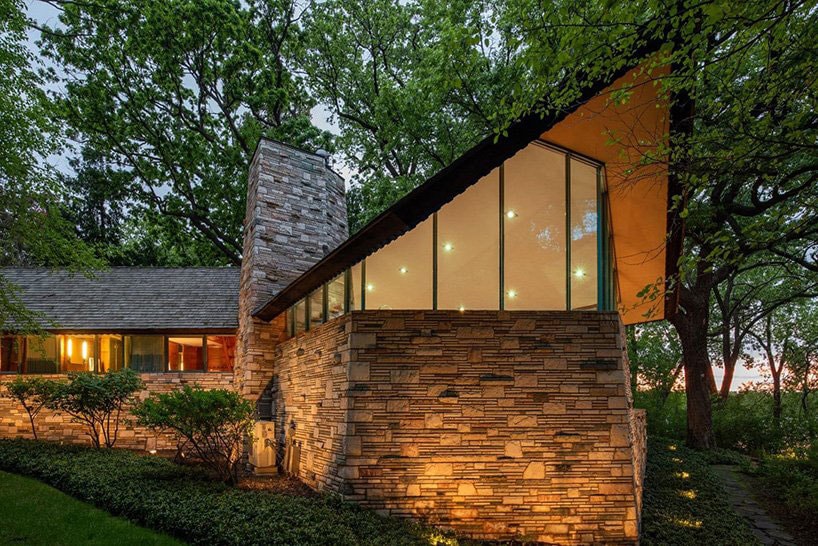 Frank Lloyd Wright Neils House up for Sale Sotheby’s International Realty Architecture Minneapolis Cedar Lake 1949