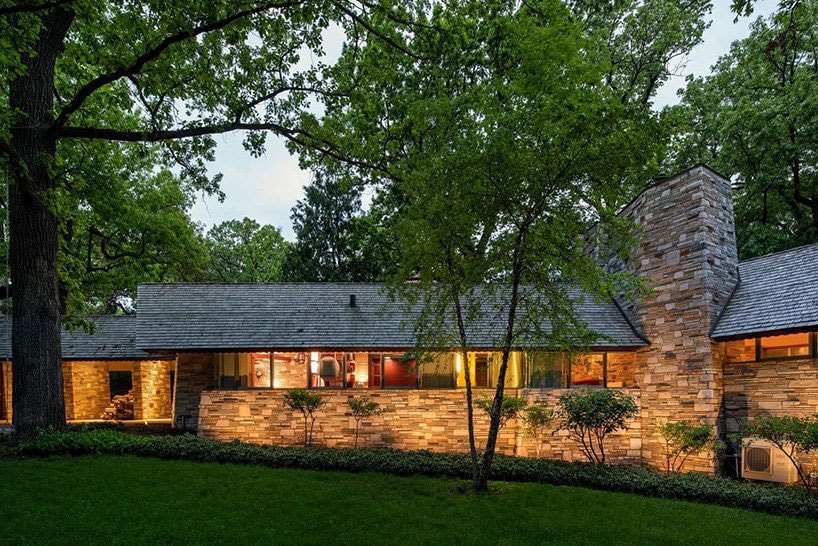 Frank Lloyd Wright Neils House up for Sale Sotheby’s International Realty Architecture Minneapolis Cedar Lake 1949
