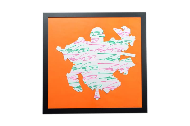 oallery framed futura artwork human made collaboration
