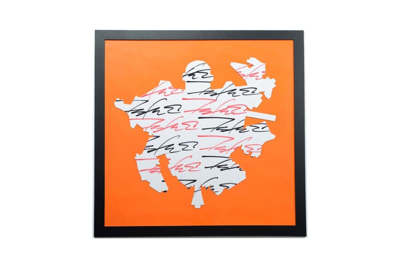 oallery framed futura artwork human made collaboration