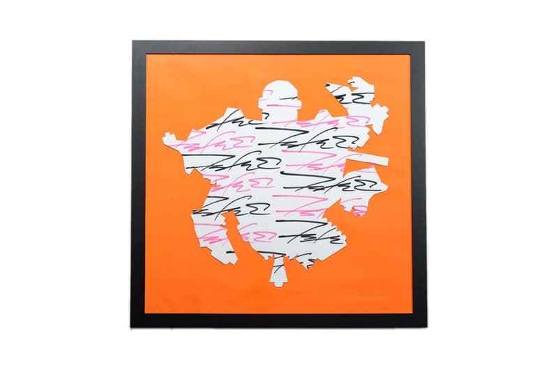 oallery framed futura artwork human made collaboration